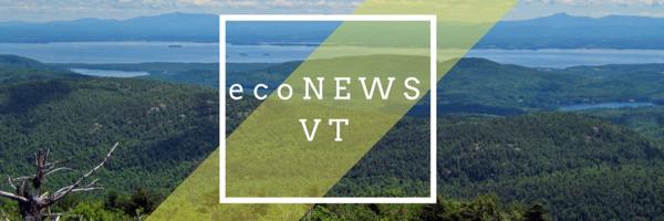 ecoNEWS banner over Green Mountains